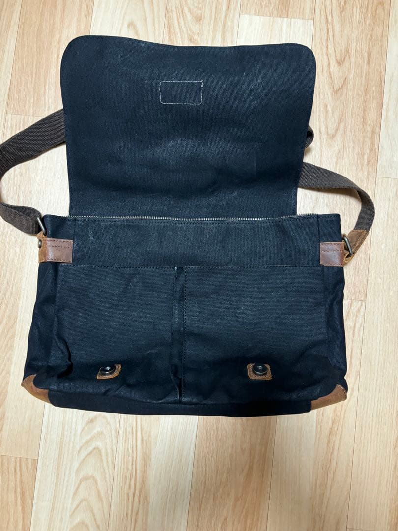 美品RRL ダブルアールエル キャンバス ショルダーバック