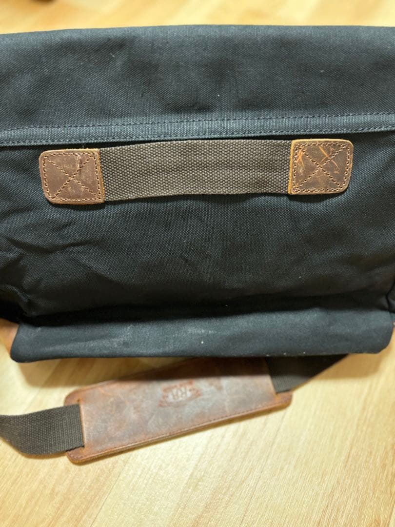 美品RRL ダブルアールエル キャンバス ショルダーバック