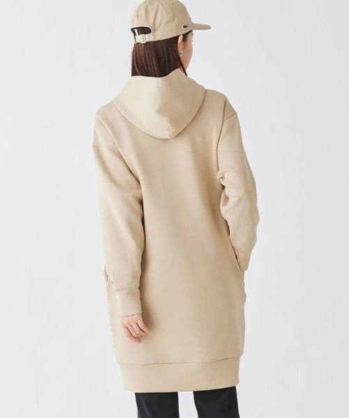 本日限定★LACOSTEフーディスウェットワンピース★L　24200円新品