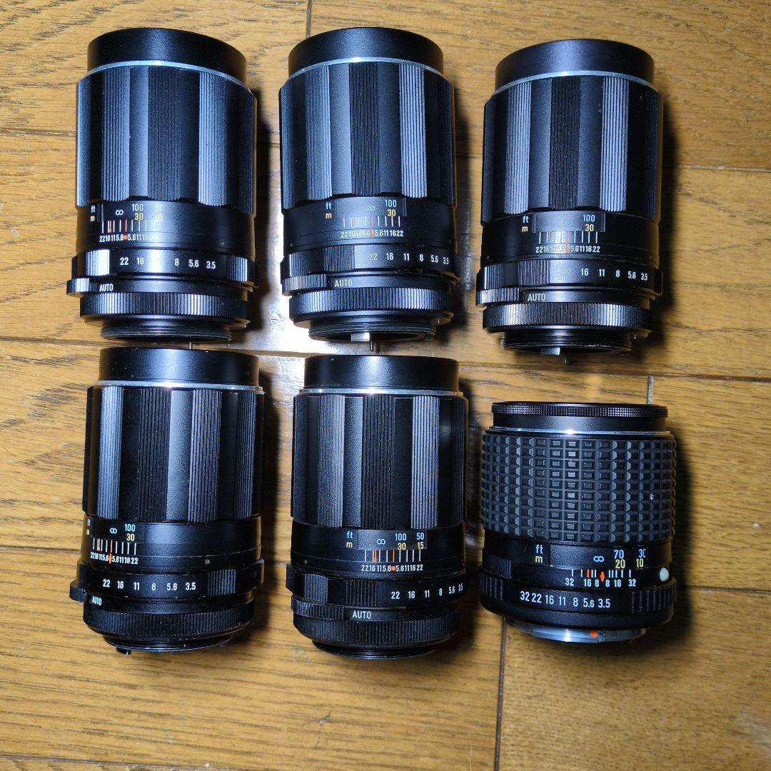 PENTAX 135mm F3.5 レンズ6本セット オールド