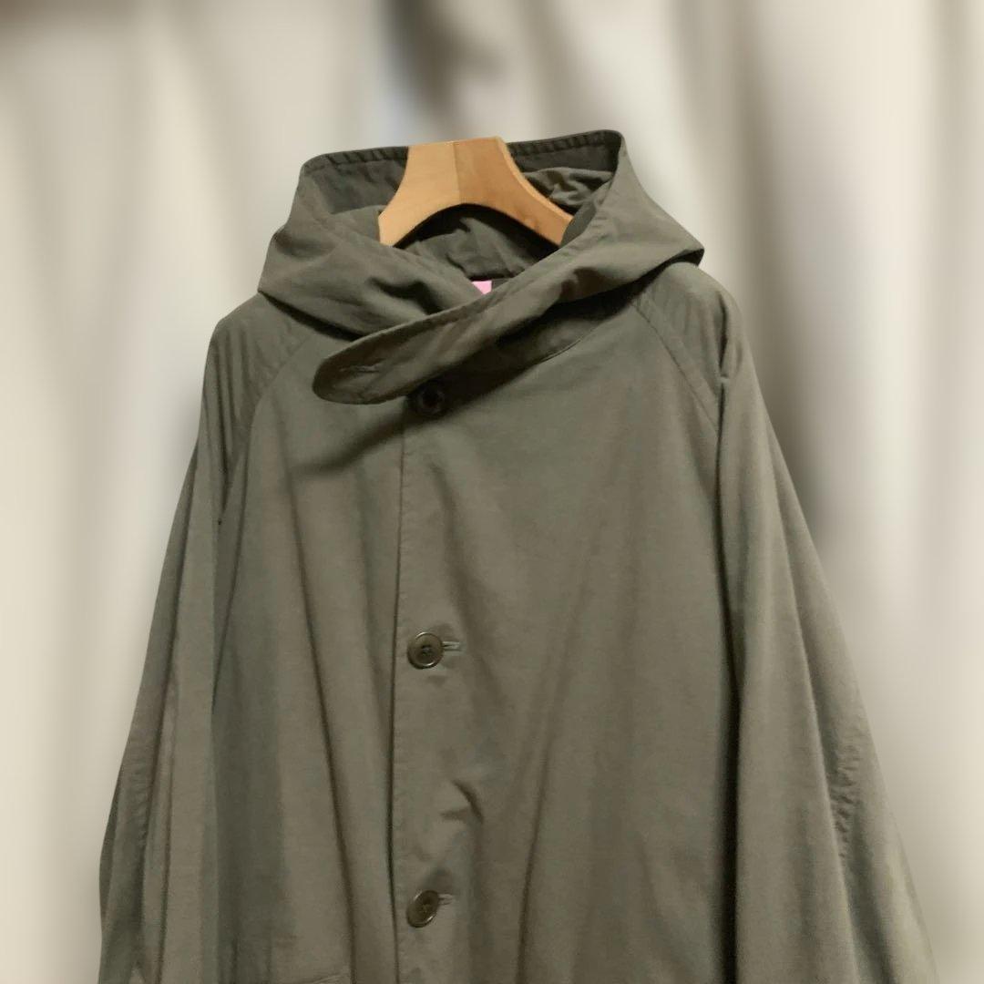 COMOLI フーデッドコート　サイズ2 クリーニング済