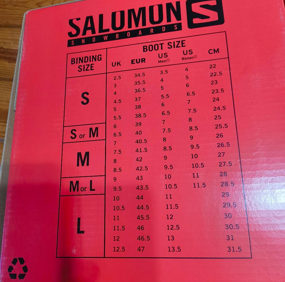 SALOMON DEFENDER ビンディング ブラック/ホワイト (M)サイズ