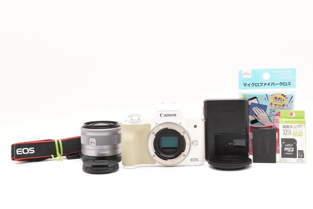 Canon EOS Kiss M ミラーレスカメラ Wi-Fi搭載