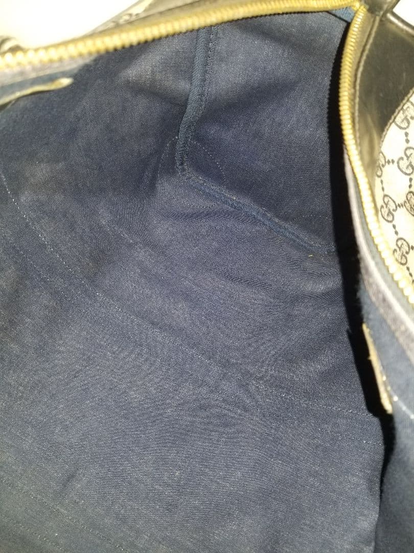 GG柄のグッチボストンバッグ、ヴィンテージレザー、トラベルバッグ