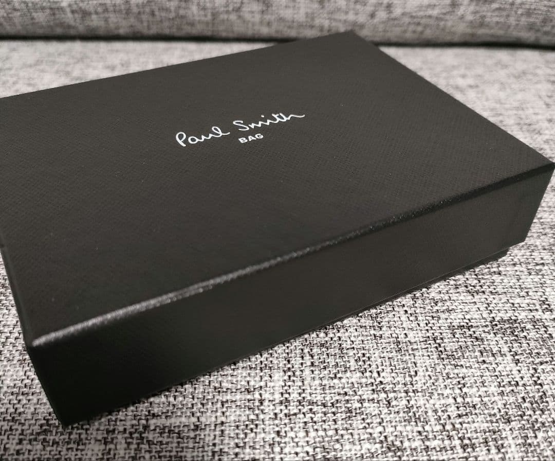 Paul Smith ポールスミス 名刺入れ ブラック ハイライトステッチ
