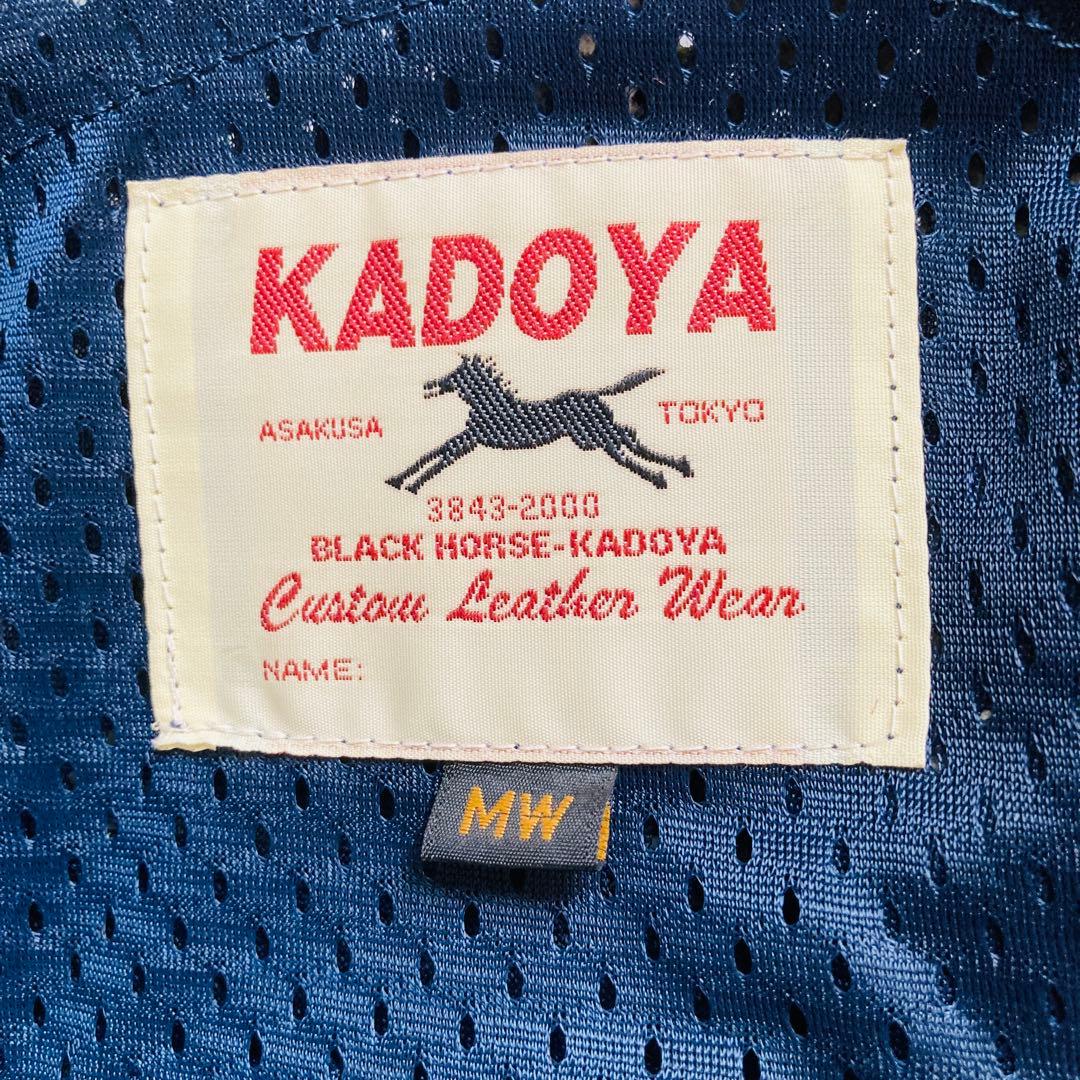 KADOYA カドヤ パンチングレザー ライダース ジャケット