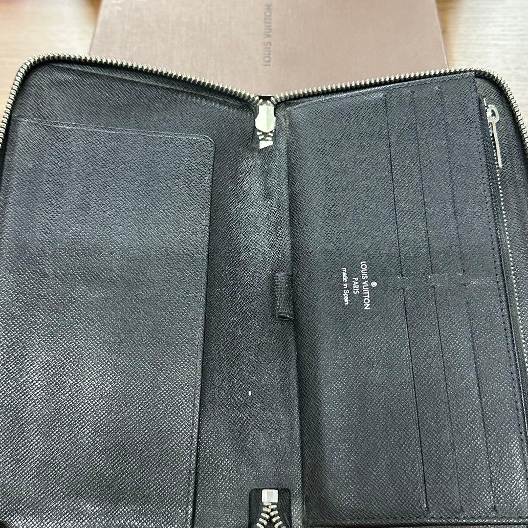ルイヴィトン　ダミエ　グラフィット　長財布　ジッピーウォレット　オーガナイザー