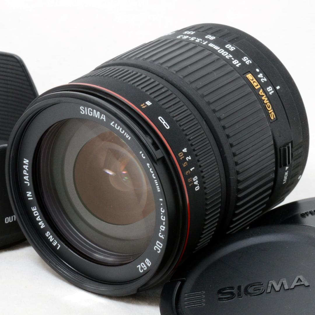 ⭐️良品⭐️SIGMA 18-200mm F3.5-6.3 DC キヤノン用