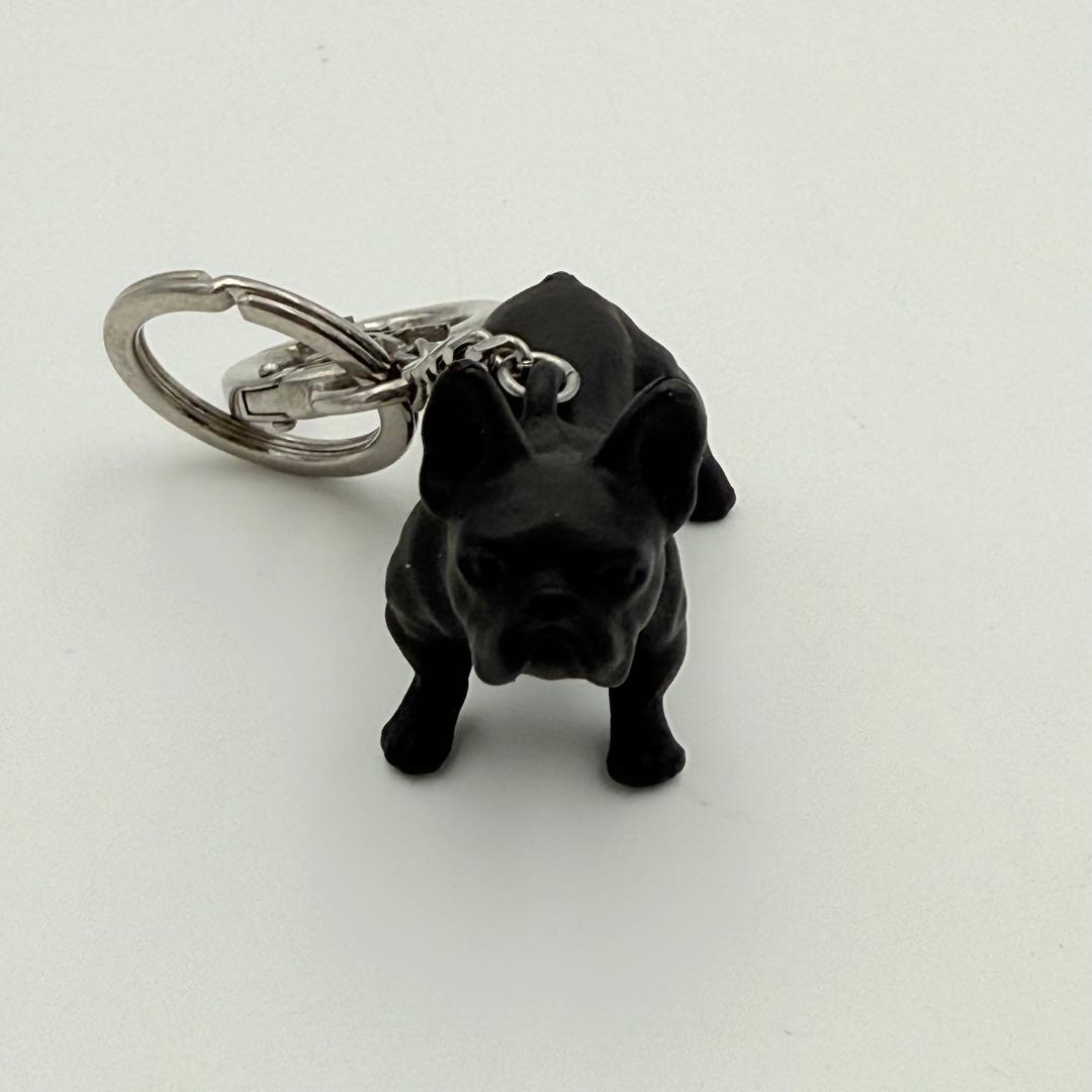 美品✨ Saint Laurent ドッグ キーリング ブルドック ブラック