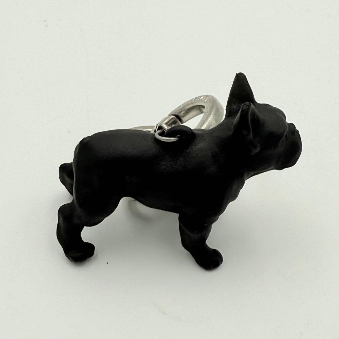 美品✨ Saint Laurent ドッグ キーリング ブルドック ブラック