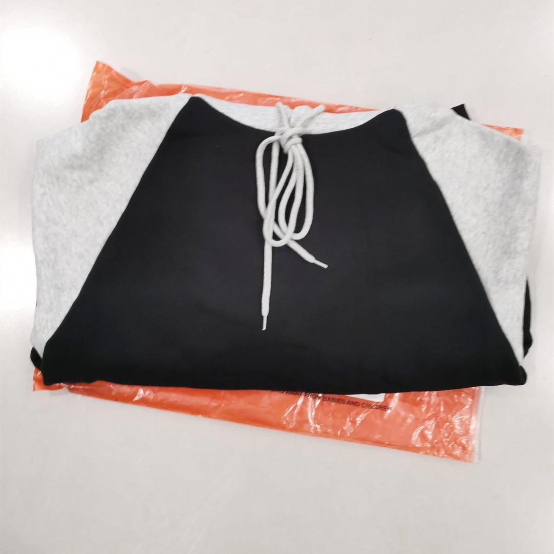 男女兼用 ERL イーアールエル ラグランスリーブパーカー S