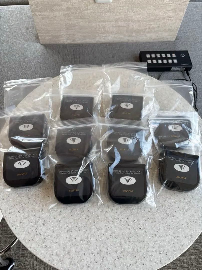 大特価【超美品】ベルスター　RC送受信機BS512 ベル10個セット　店舗用品