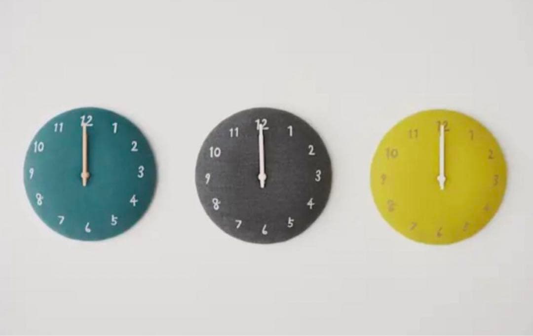 【美品】ミナペルホネン　壁掛け時計　bolo mina perhonen