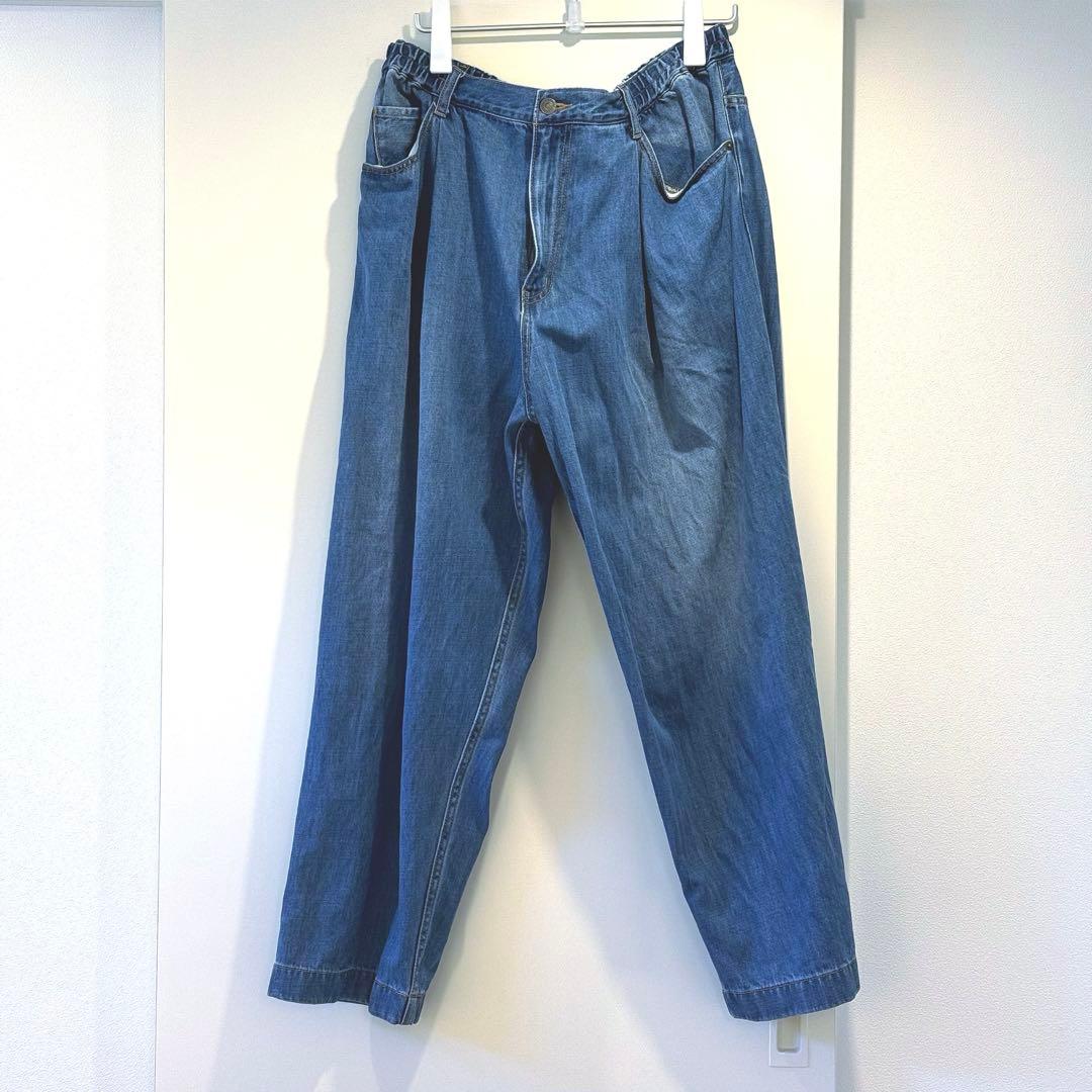 ビアズリー ルーズタックデニム