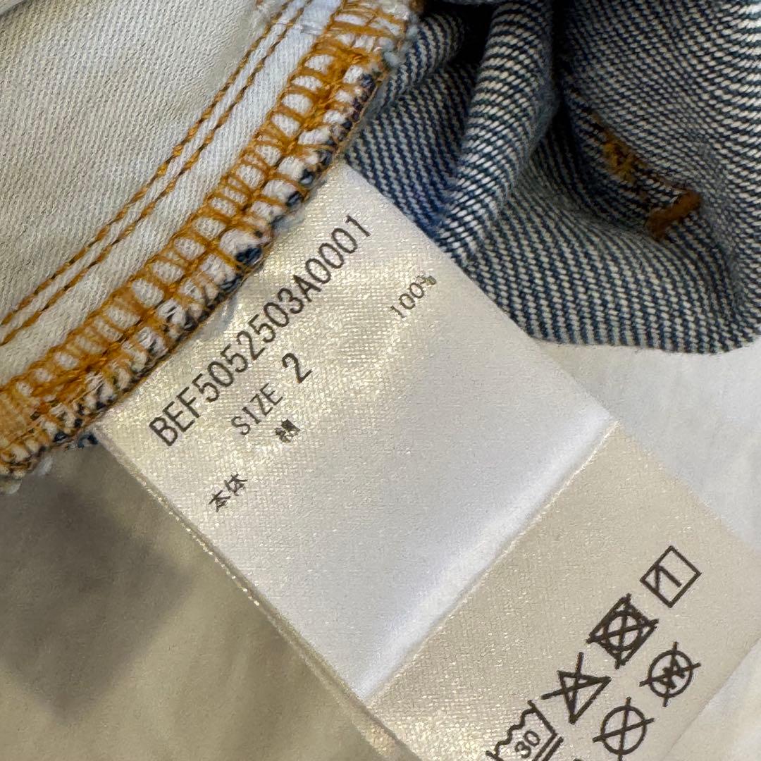 ビアズリー ルーズタックデニム