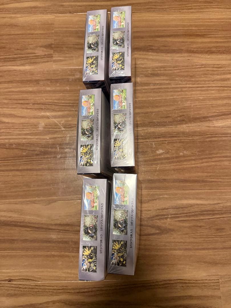 ポケモンカードゲーム 拡張パック 未来の一閃 6boxセット