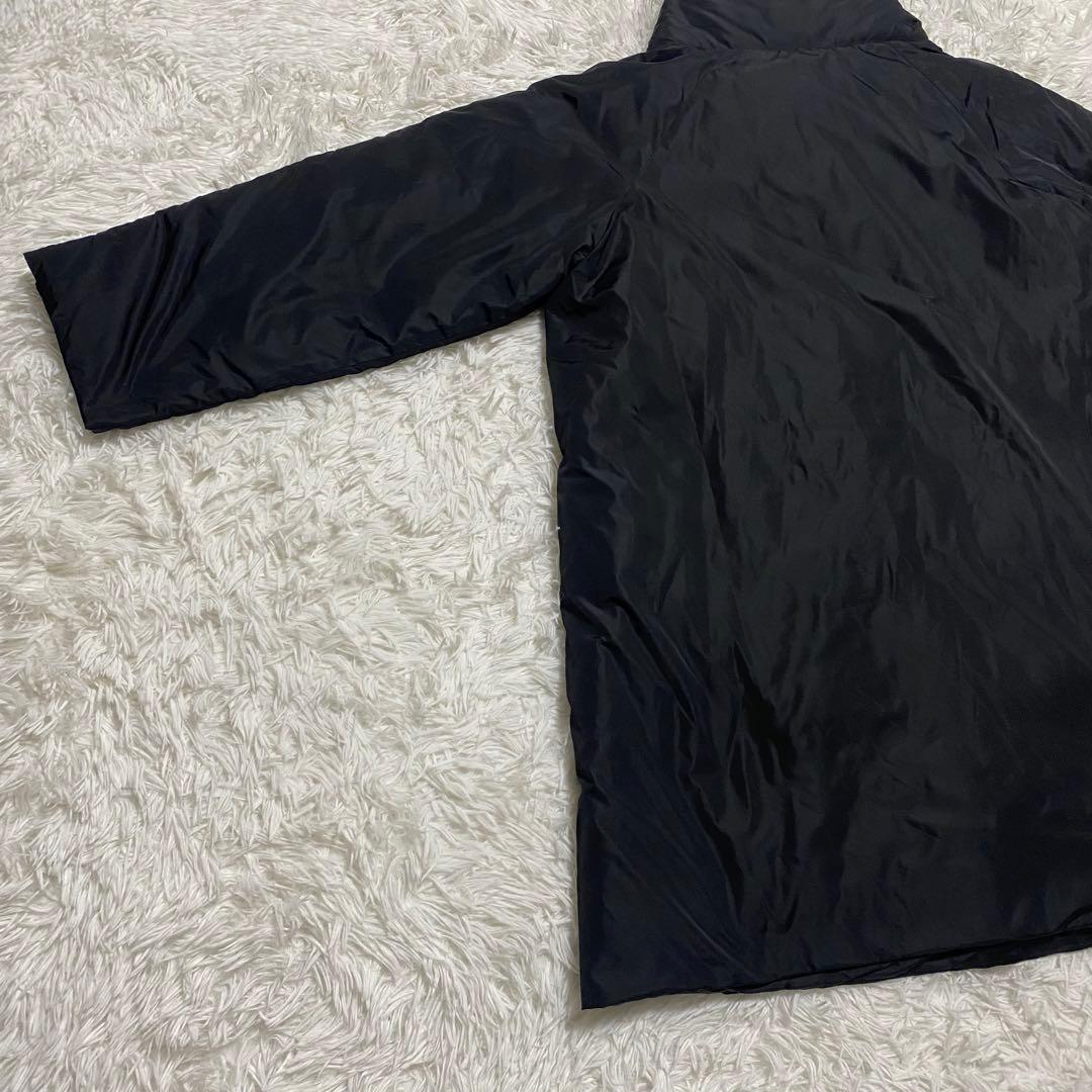 美品　極大サイズ　17 イナバヨシエ　ダウンコート　ブラック