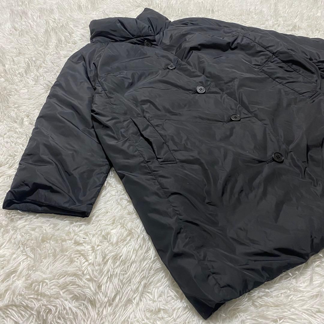 美品　極大サイズ　17 イナバヨシエ　ダウンコート　ブラック