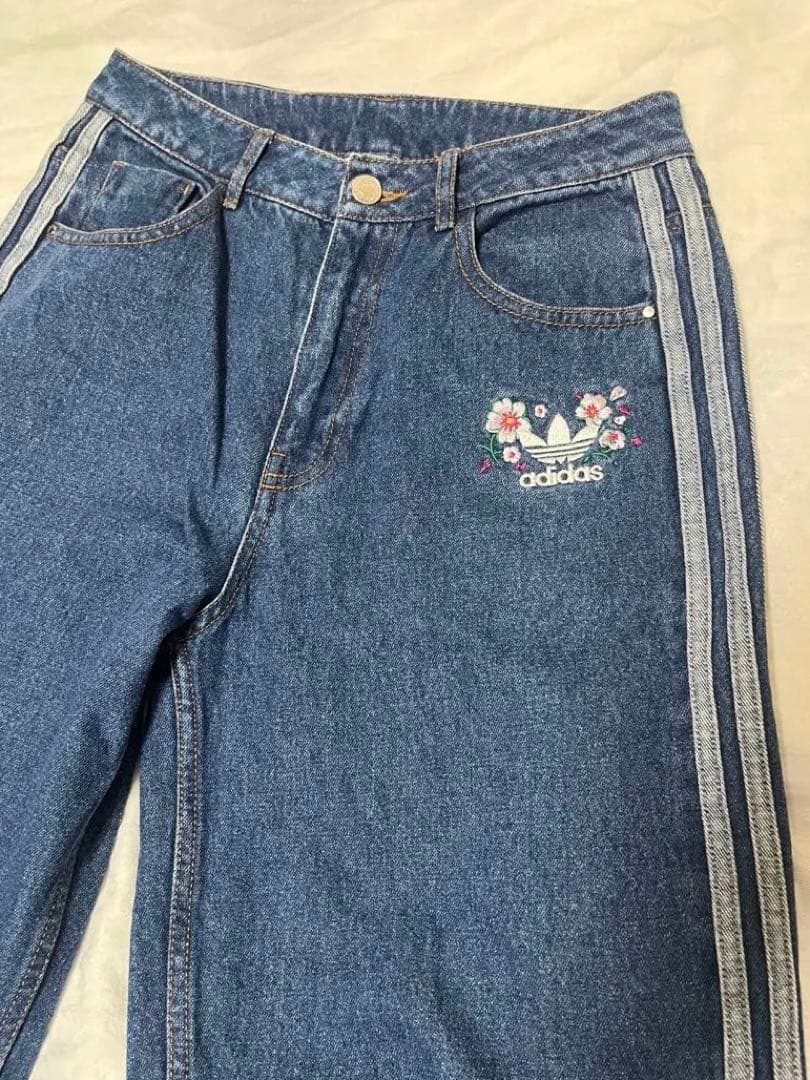 adidas originals トラックデニム Lサイズ