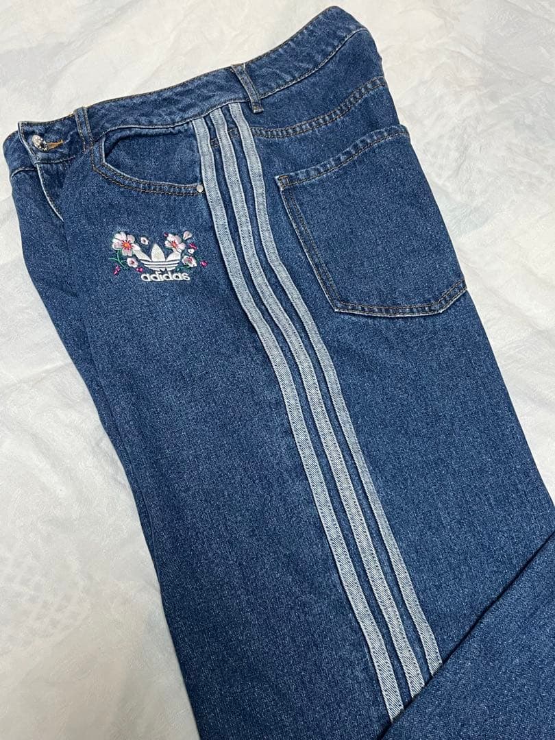 adidas originals トラックデニム Lサイズ