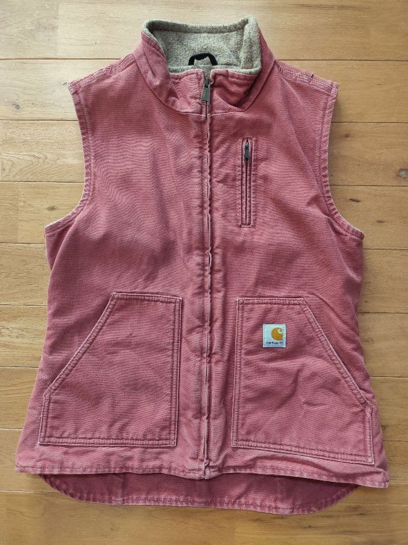 Carhartt カーハート ダッグベスト M ピンク ブランケット付き