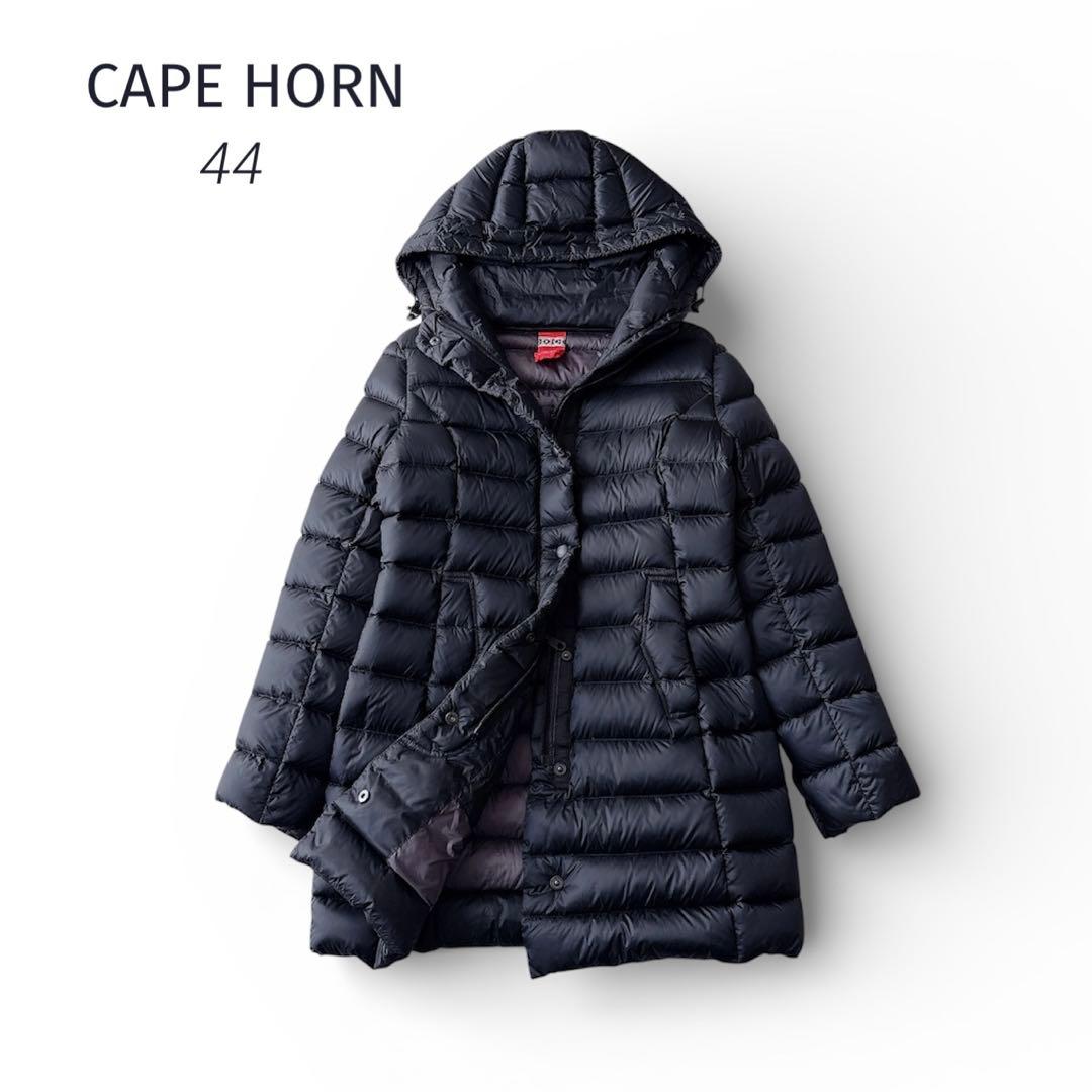 未使用★CAPE HORN｜SANTACRUZ ロングダウン 微光沢 黒 44