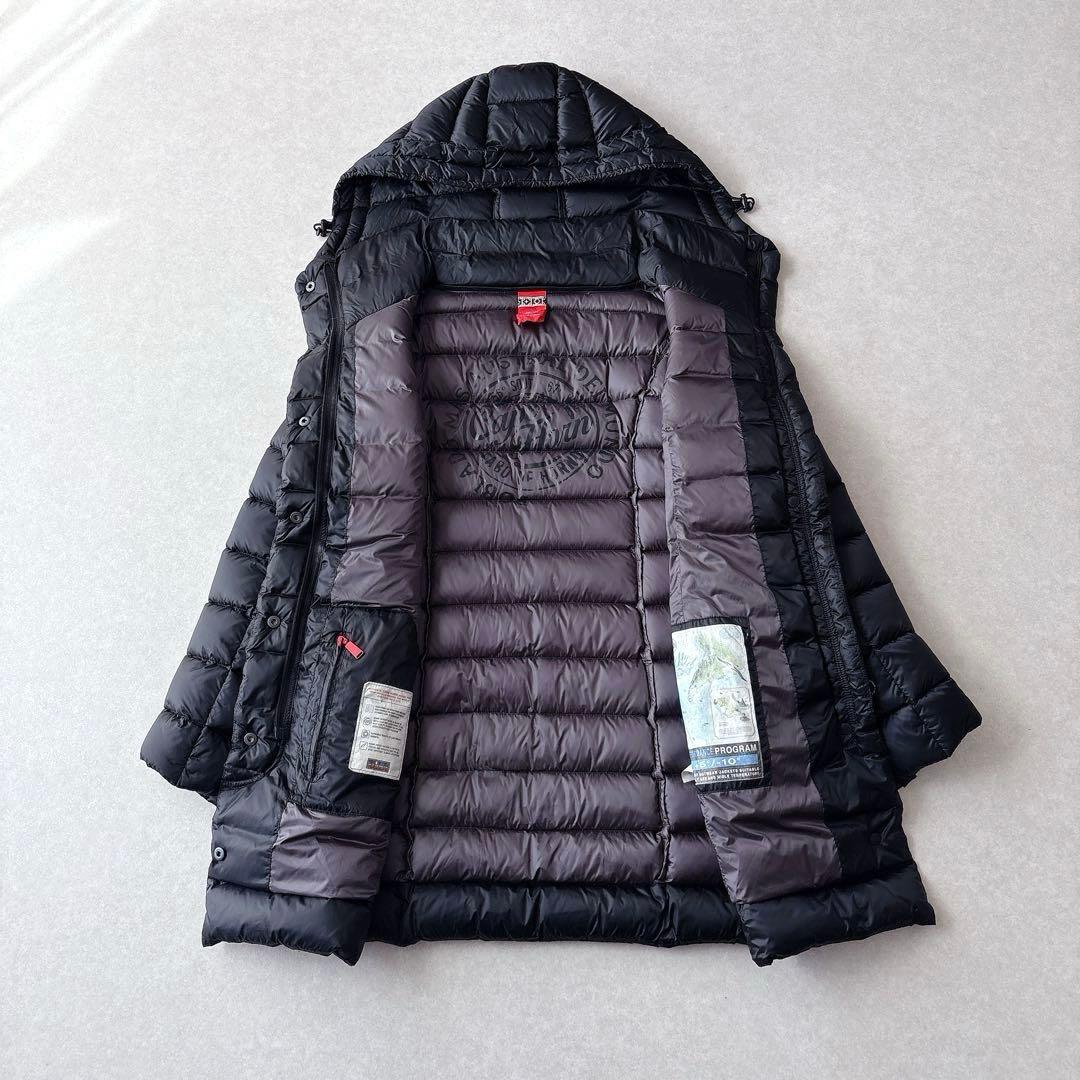 未使用★CAPE HORN｜SANTACRUZ ロングダウン 微光沢 黒 44