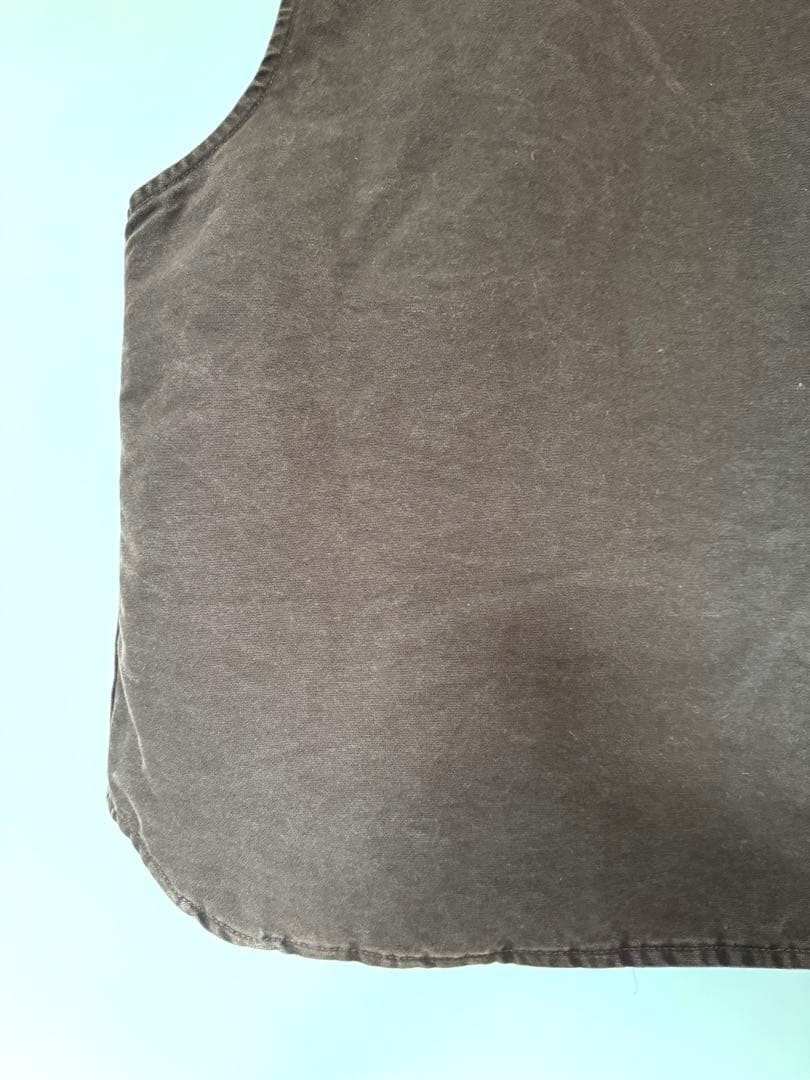 【大人気】良品 カーハート ダックベスト XL ダークブラウン ヴィンテージ