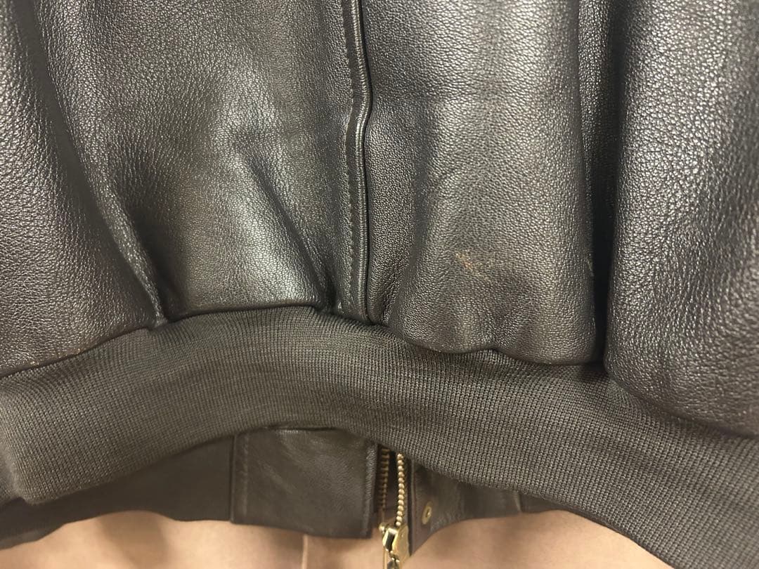 L.L.Bean レザージャケット XL ブラックレザーブルゾン