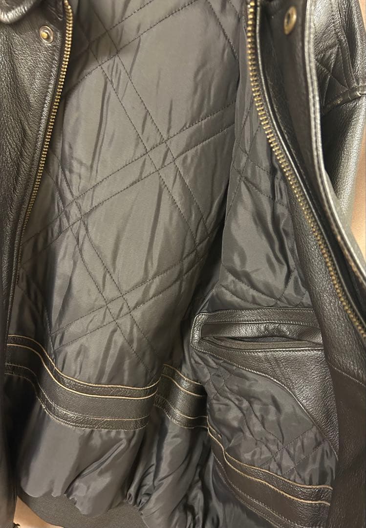 L.L.Bean レザージャケット XL ブラックレザーブルゾン