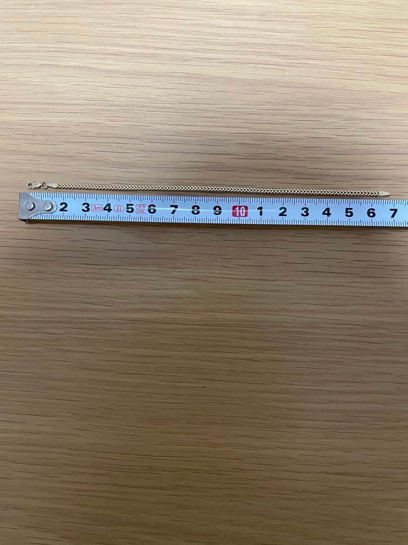 AVALANCHE 10K イエローゴールド フランクリンブレスレット 2mm