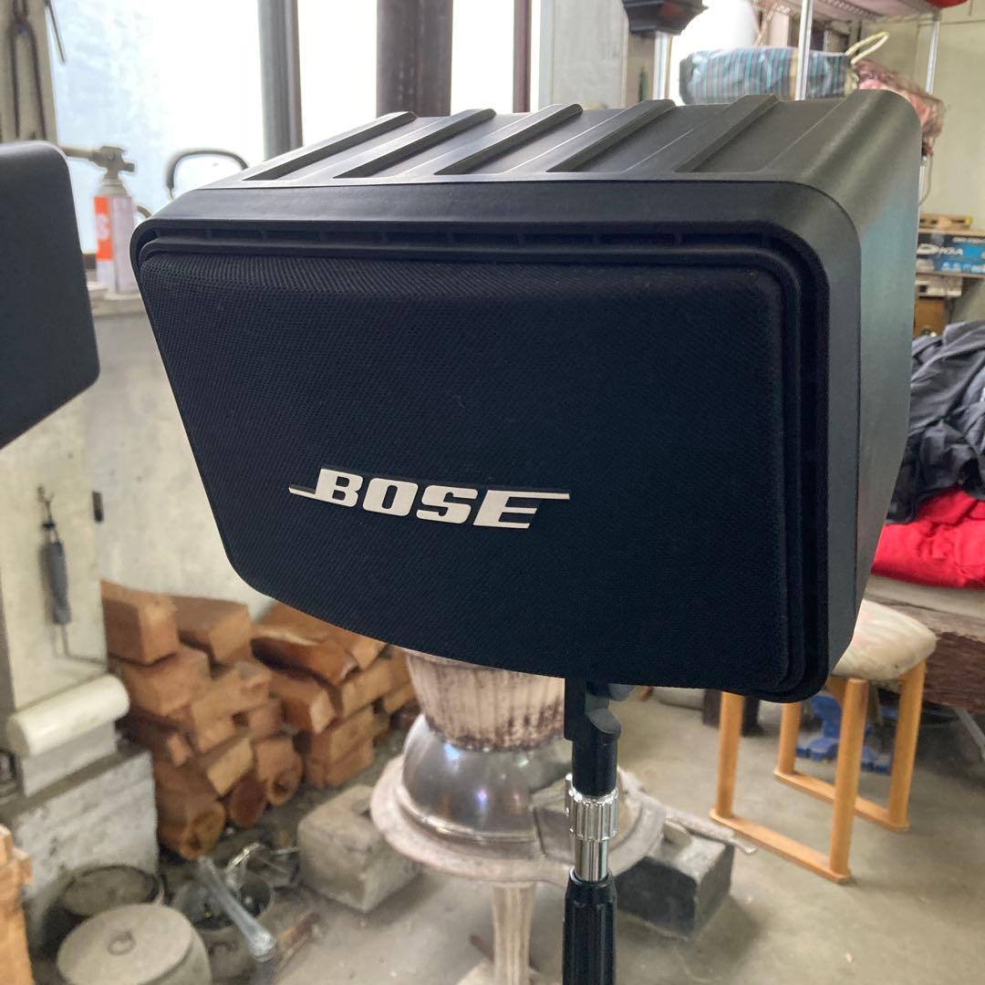 ま*ん様 美品 BOSE 111AD 純正スタンド スピーカーセット ケーブル