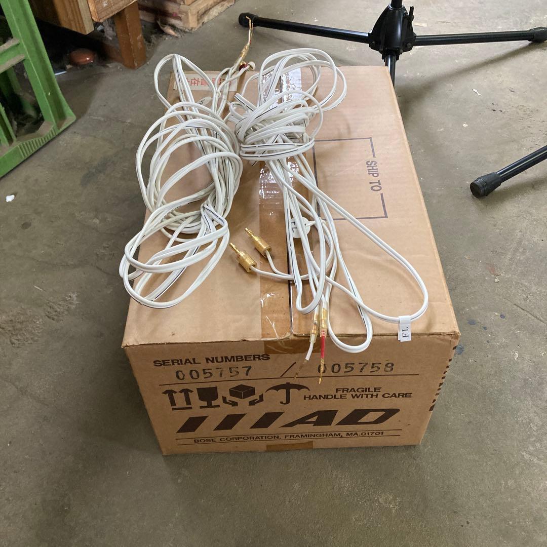 ま*ん様 美品 BOSE 111AD 純正スタンド スピーカーセット ケーブル