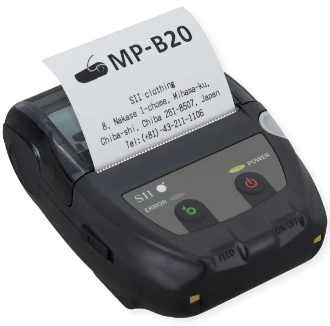 SEIKOセイコー SII MP-B20サーマルプリンター 感熱ロール紙５巻付き