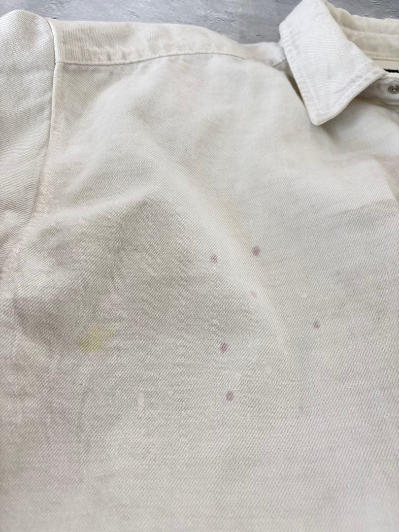 2022 BALENCIAGAバレンシアガ ペイント加工シャツ M