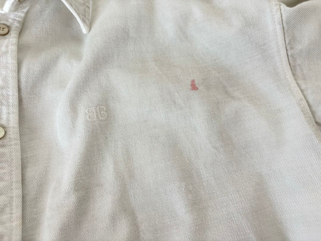 2022 BALENCIAGAバレンシアガ ペイント加工シャツ M