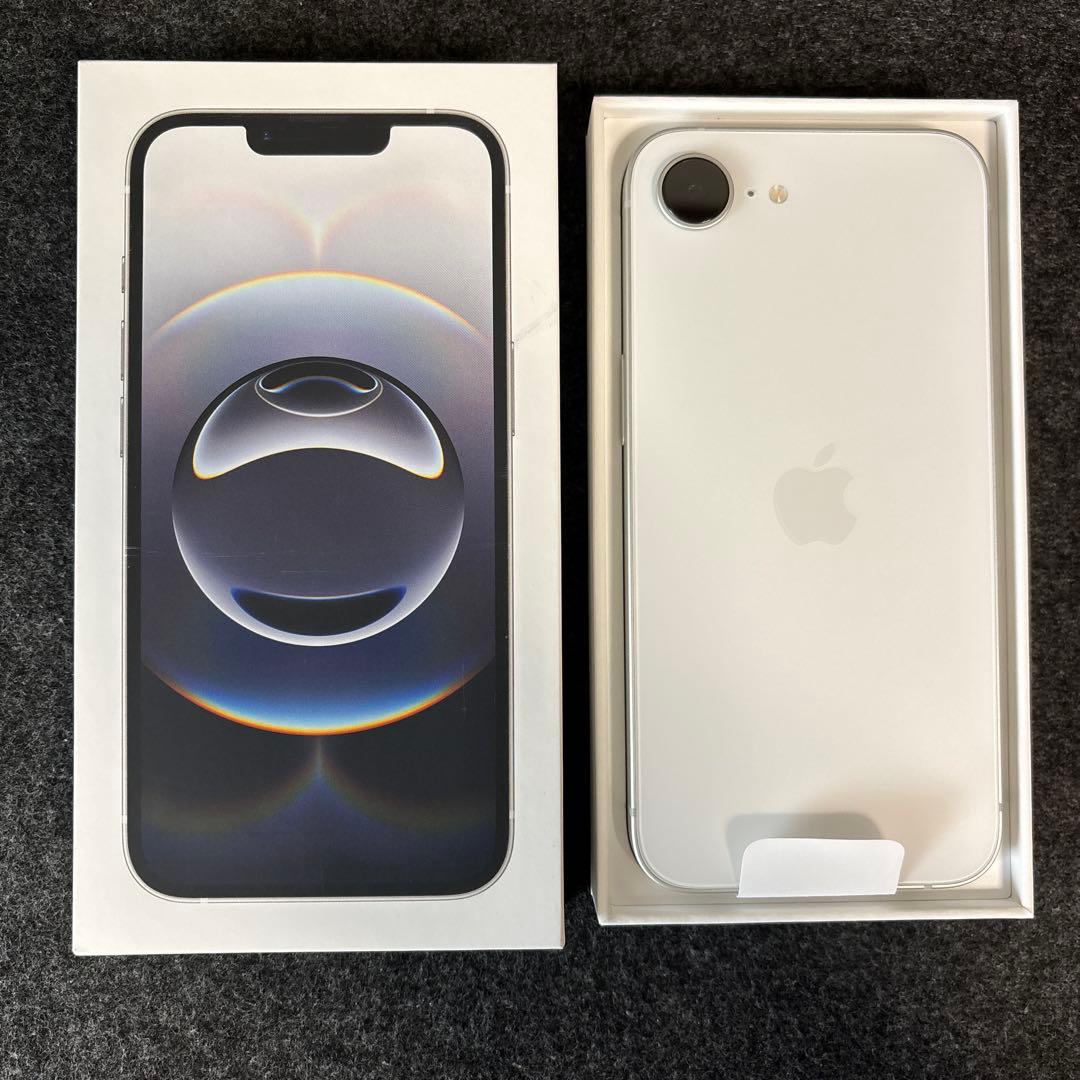 ★新品/未使用 iPhone16e 128GB SIMフリー ホワイト ★