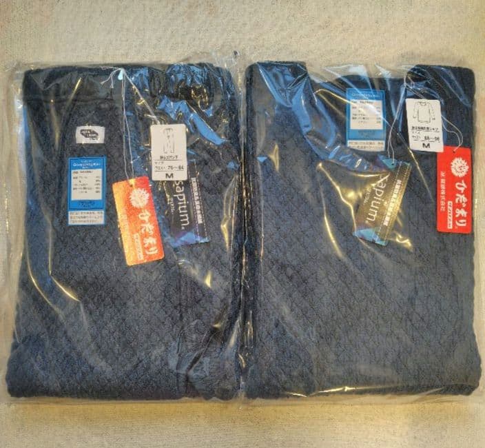 ひだまりチョモランマ　紳士(M)上下セット　未開封