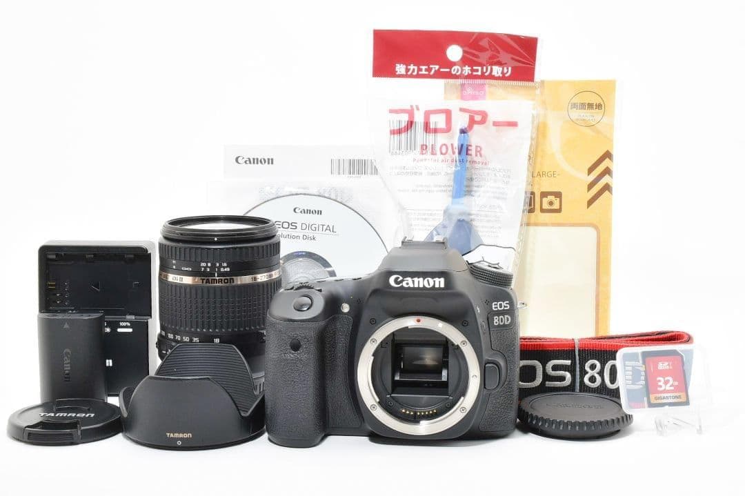 高画質✨Canon EOS 80D✨高倍率ズームレンズセット✨Wi-Fi搭載