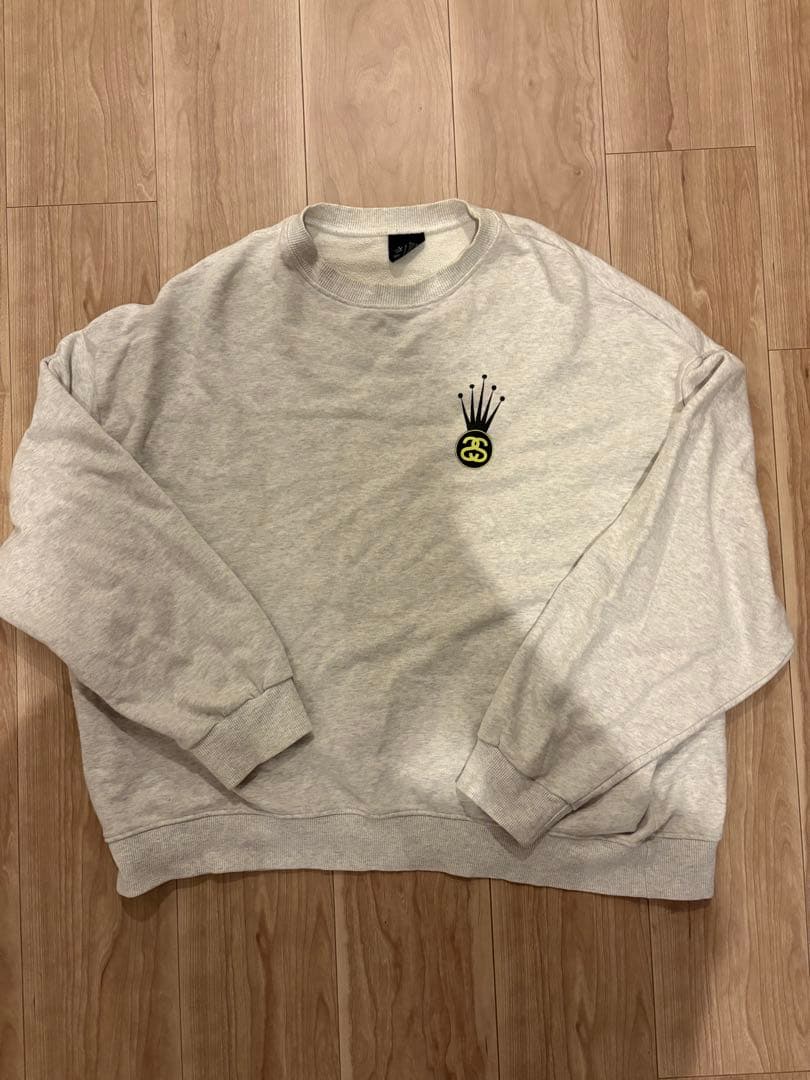stussy スウェット グレー ロゴ XL