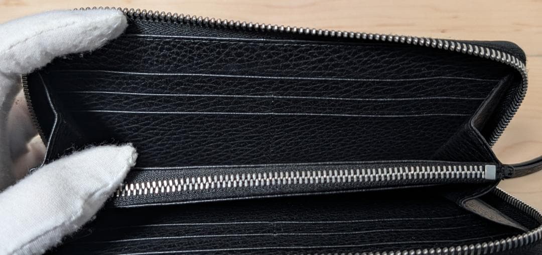 美品 Maison Margiela 4ステッチ グレインレザー 長財布