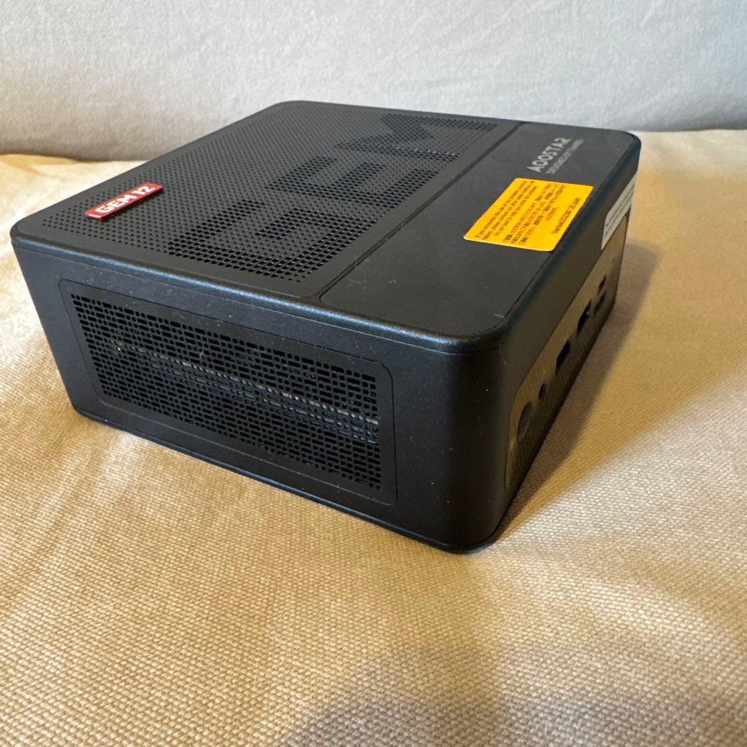 AOOSTAR GEM12（6900HX、初期化済み、おまけつき）