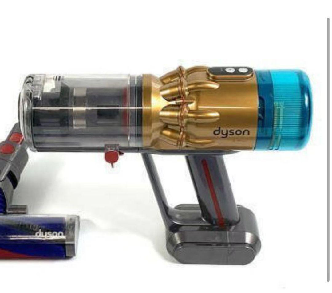 ジャンク扱い充電Dyson スティッククリーナー本体 ゴールド/ブルー