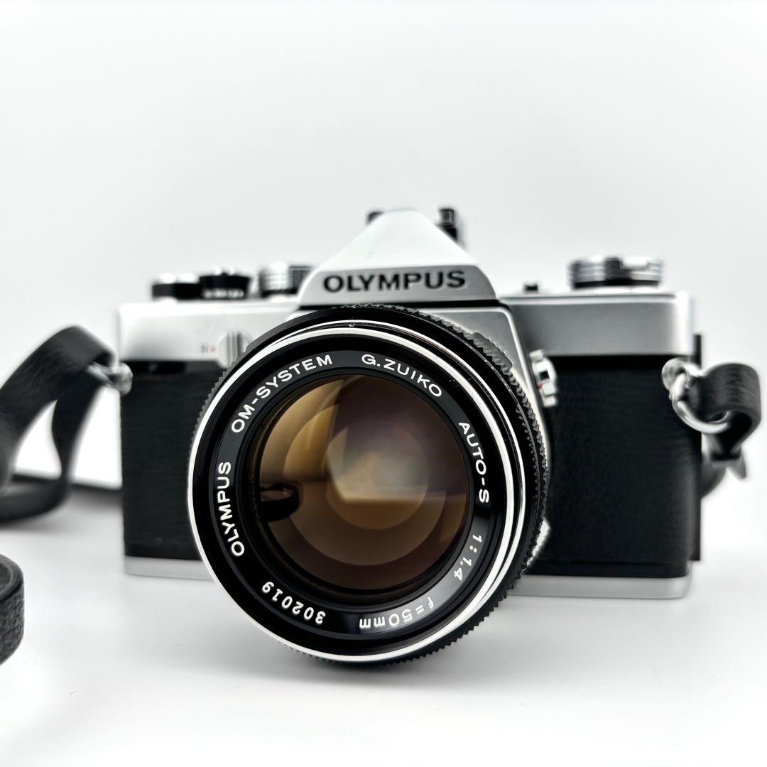 【完動品】OLYMPUS OM1 オリンパス　50ミリf1.4 説明書付き