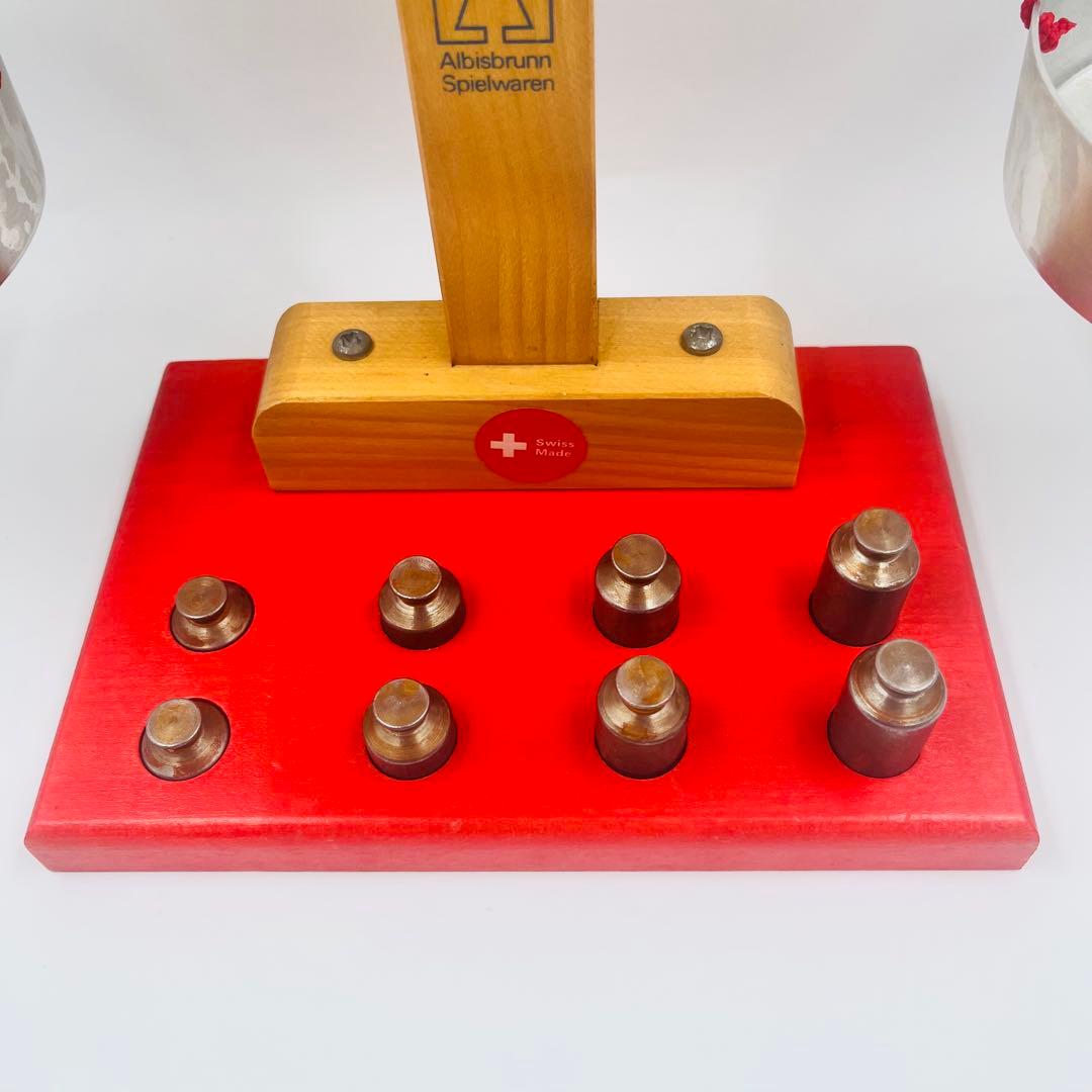 希少　アルビスブラン　天秤　はかり　ニキティキ　知育玩具