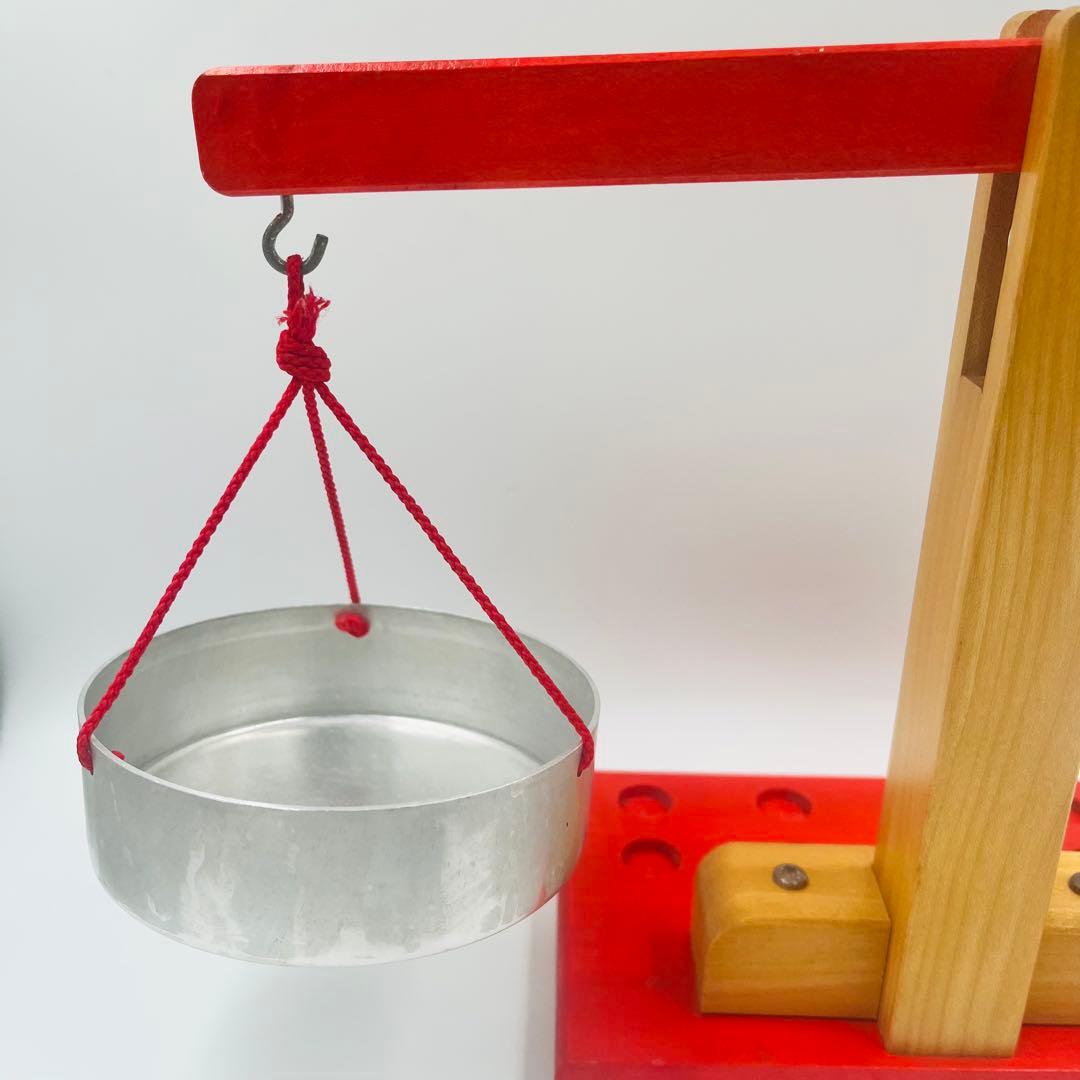 希少　アルビスブラン　天秤　はかり　ニキティキ　知育玩具