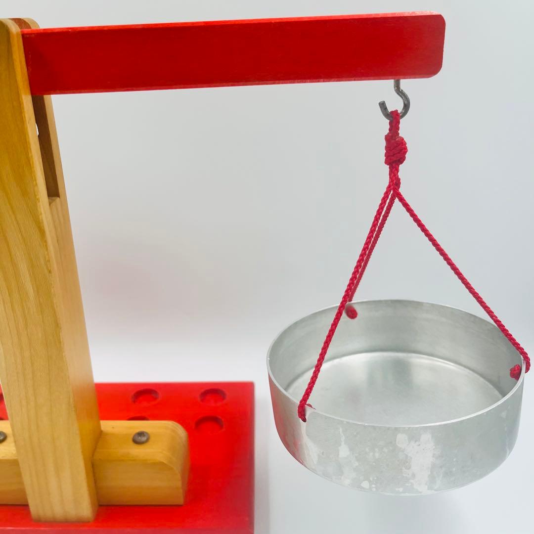 希少　アルビスブラン　天秤　はかり　ニキティキ　知育玩具