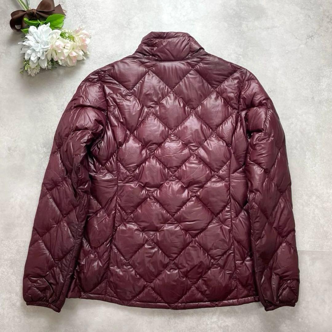 軽量✨モンベル スペリオダウンジャケット ボルドー レディース XS ロゴ入り