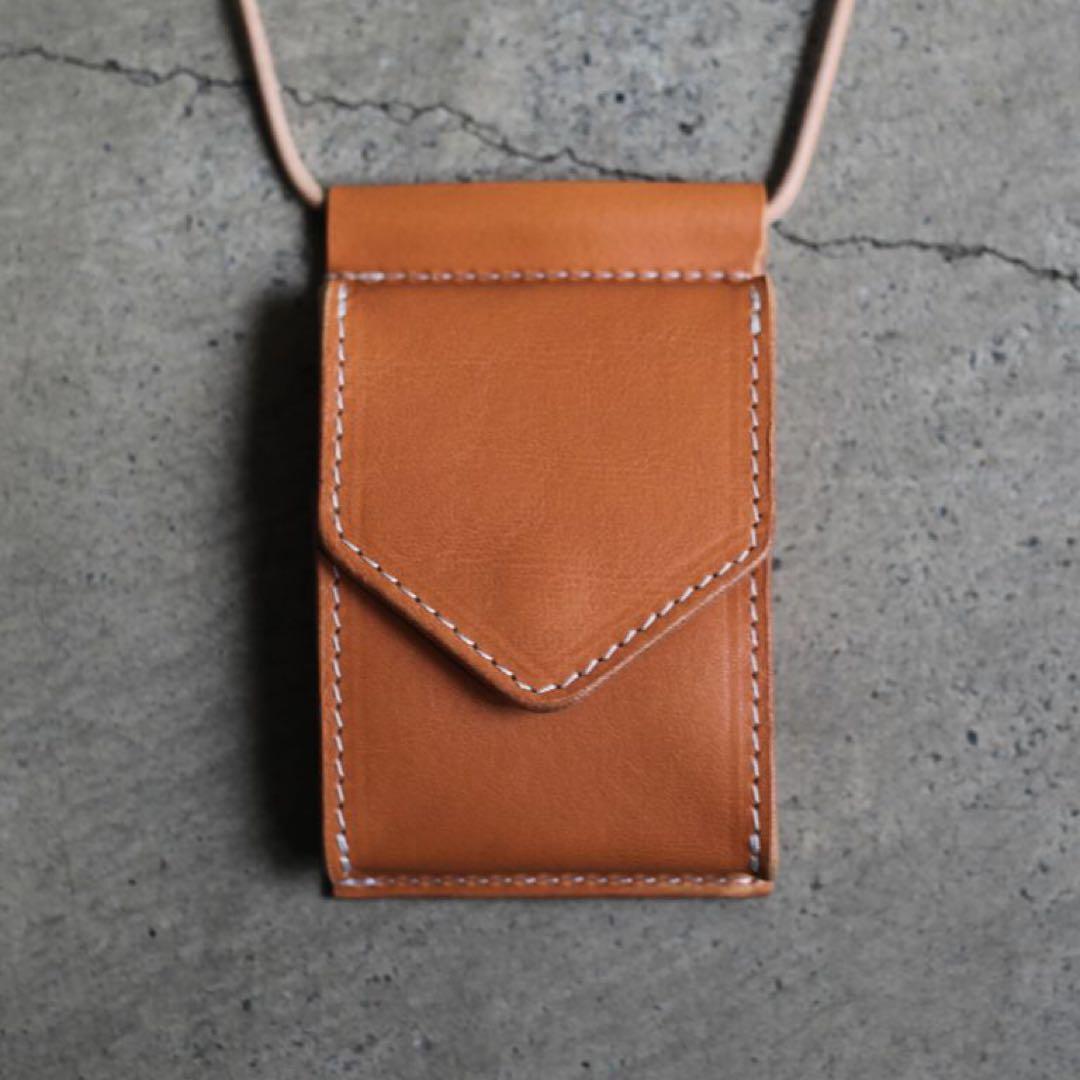【美品】Hender Schème hang wallet ナチュラル