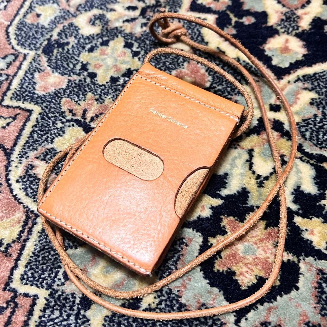 【美品】Hender Schème hang wallet ナチュラル